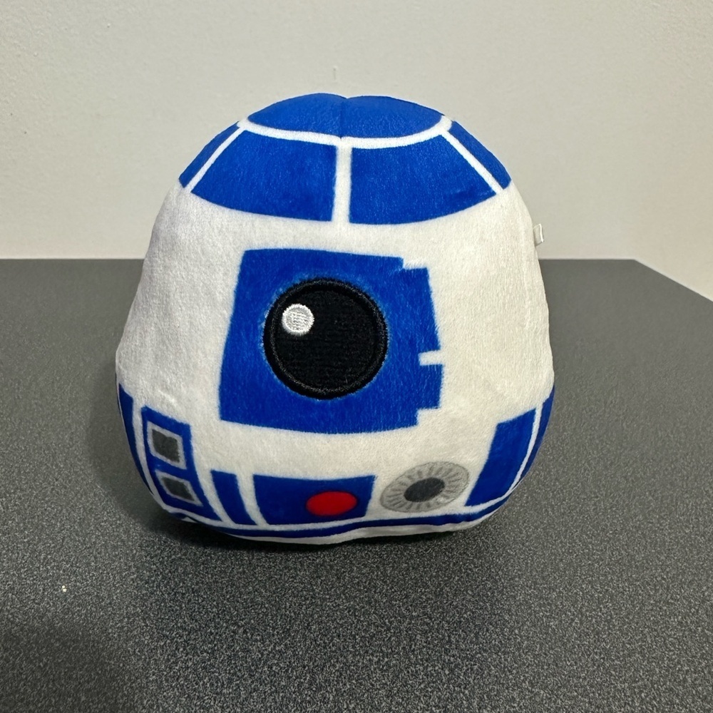Blue and White Droid Plush Toy